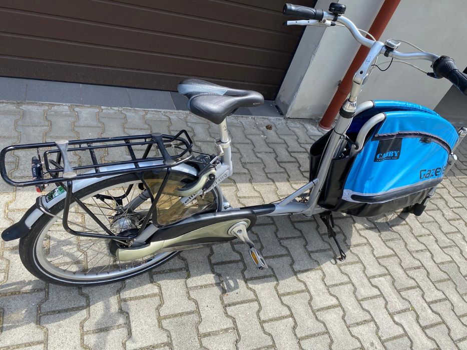Rower towarowy Gazelle Cabby+osłona foliowa+adapter fotelika