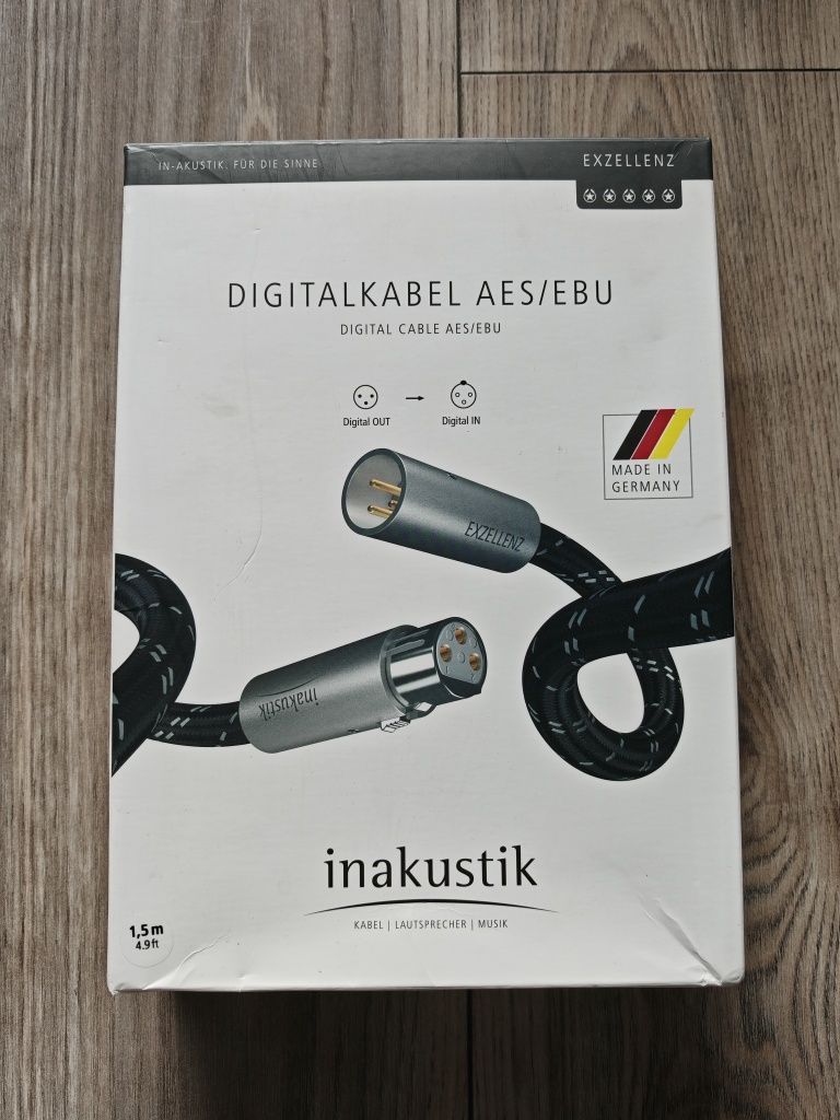 In Akustik EXZELLENZ DIGITAL 1,5 m przewód XLR AES/EBU