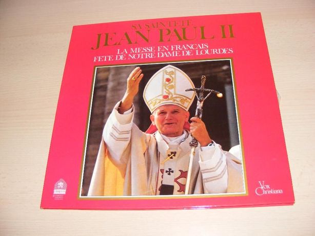 Płyta winilowa Jean Paul II - msza w katedrze Notre Dame