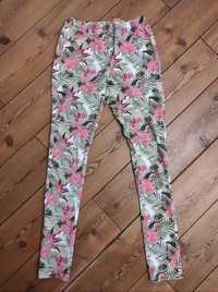 Getry legginsy 146/152 dla dziewczynki Pepperts spodnie tropical kwiat