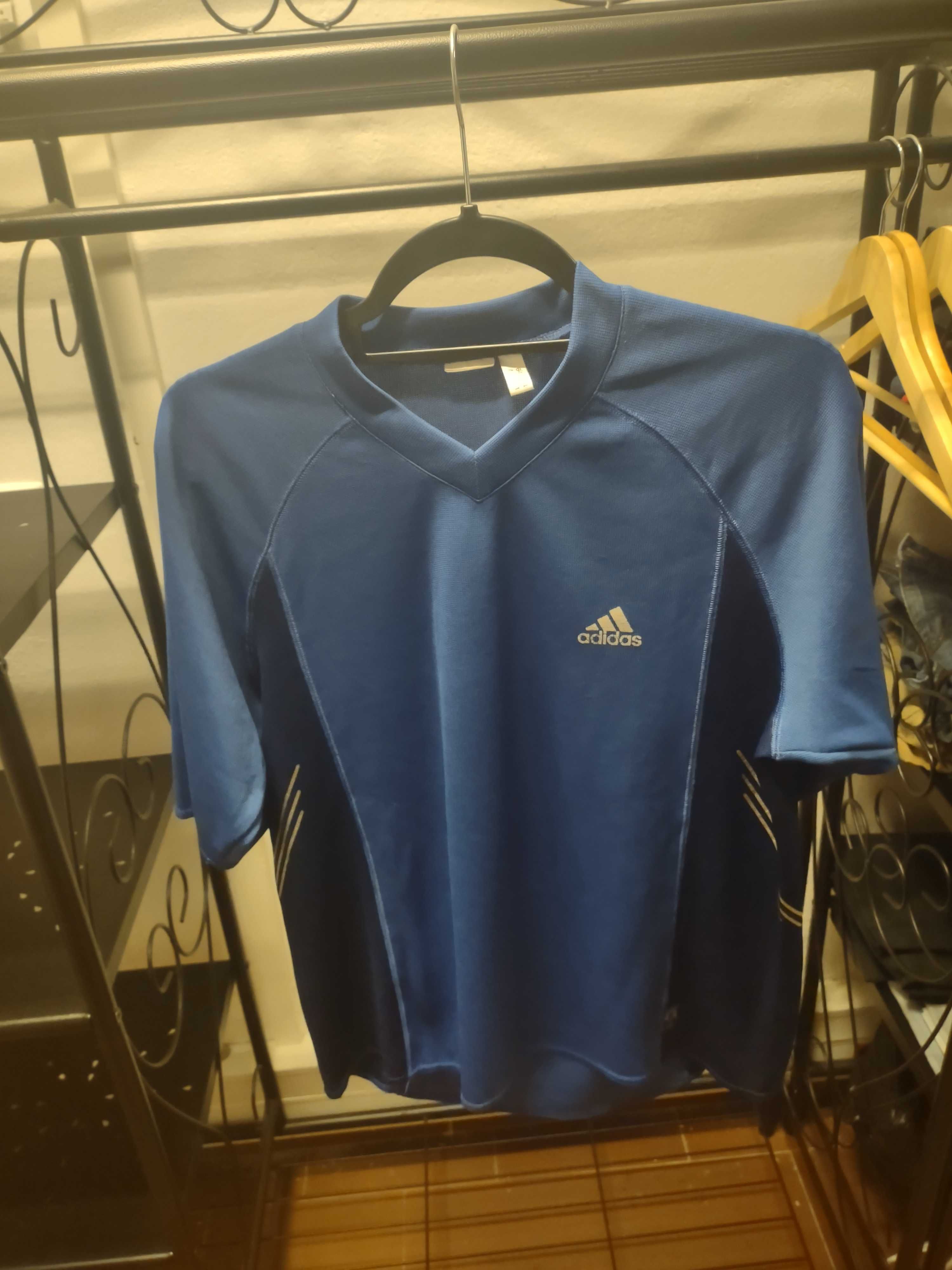 ADIDAS shirt corrida azul