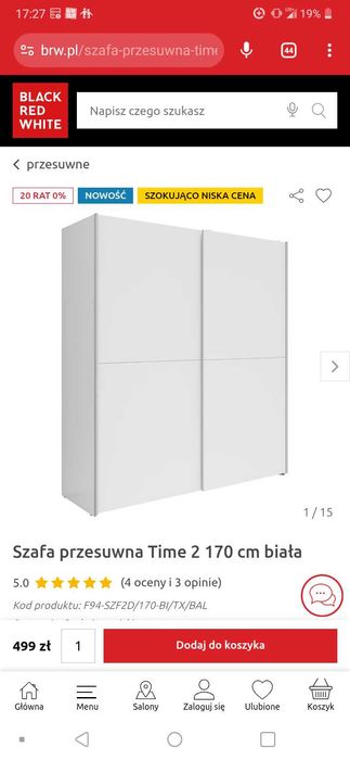 Szafa biała polecam