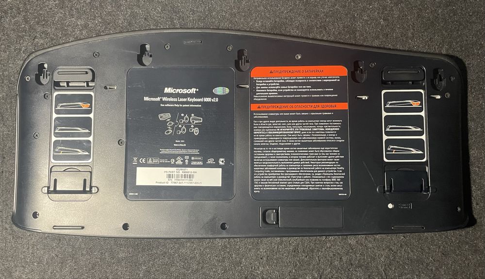Комплект клавіатура та миша Microsoft 6000, безпровідні