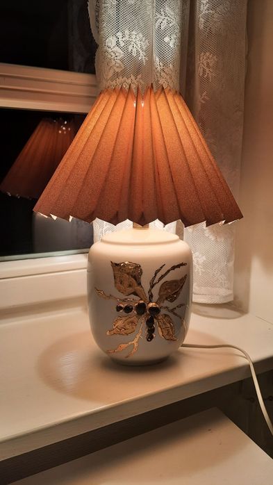 Lampka nocna, ceramiczna