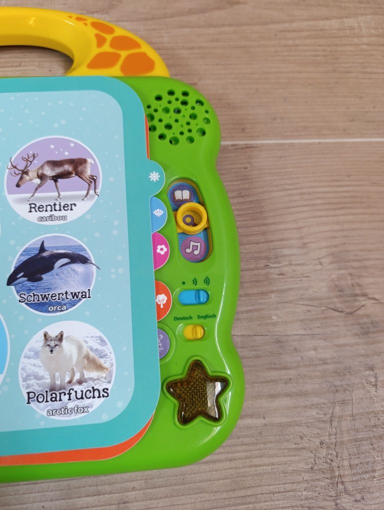 Książka interaktywna książeczka zwierzęta Vtech
