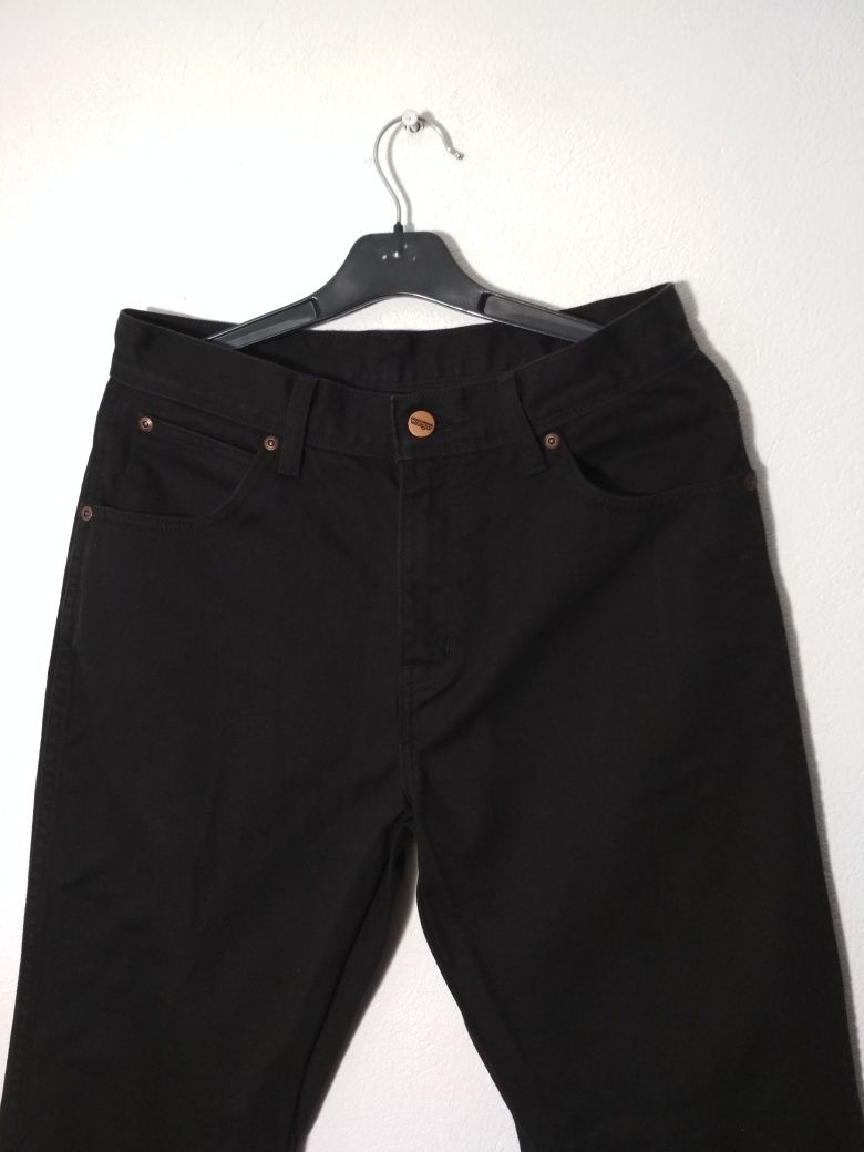 Wrangler jeans czarne spodnie jeansowe dżinsy W30 L32