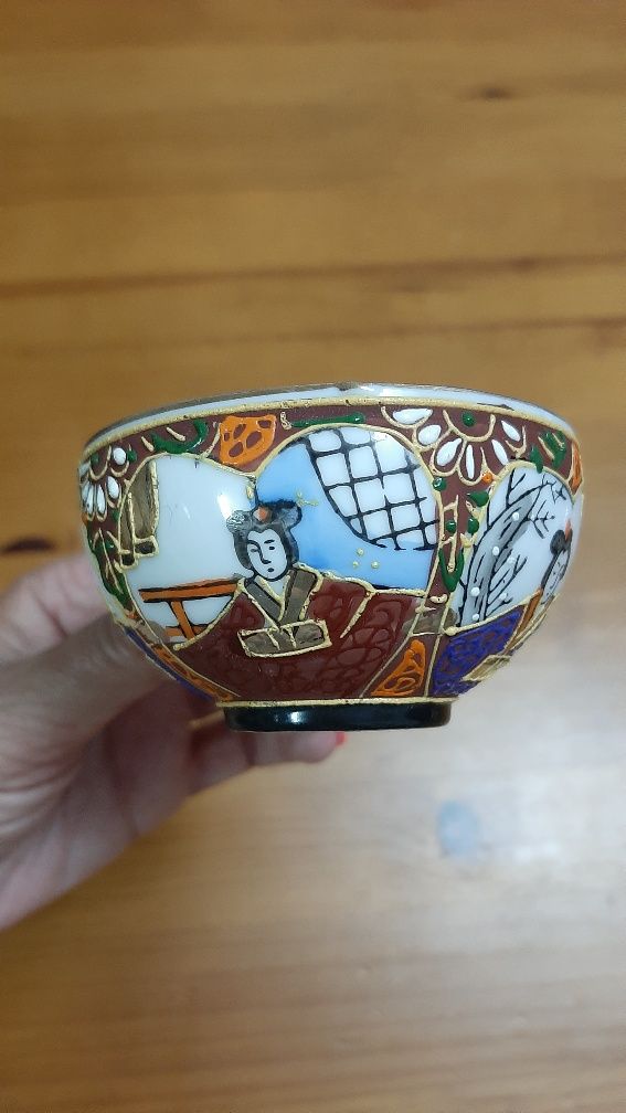 Chávena japonesa em porcelana