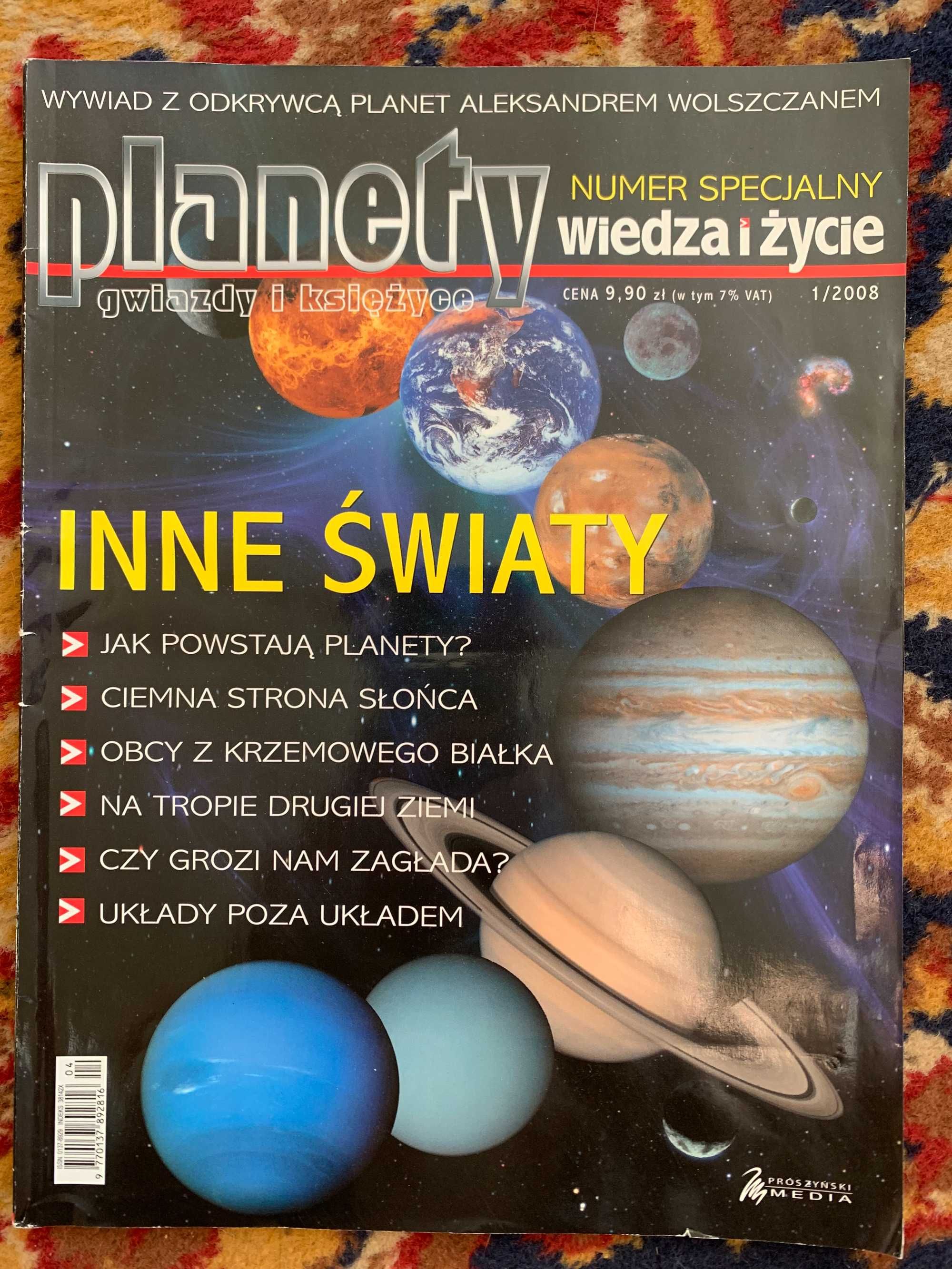 Wiedza i życie nr 1 z 2008 numer specjalny - Planety i inne światy