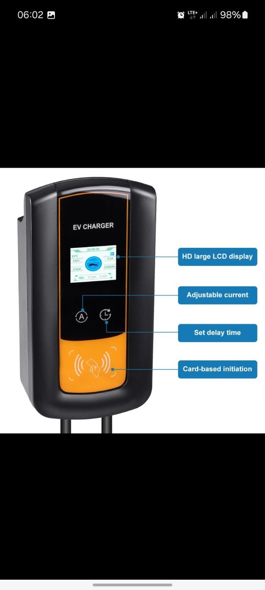 EV Charger 22kW ładowarka pojazdu elektrycznegoo