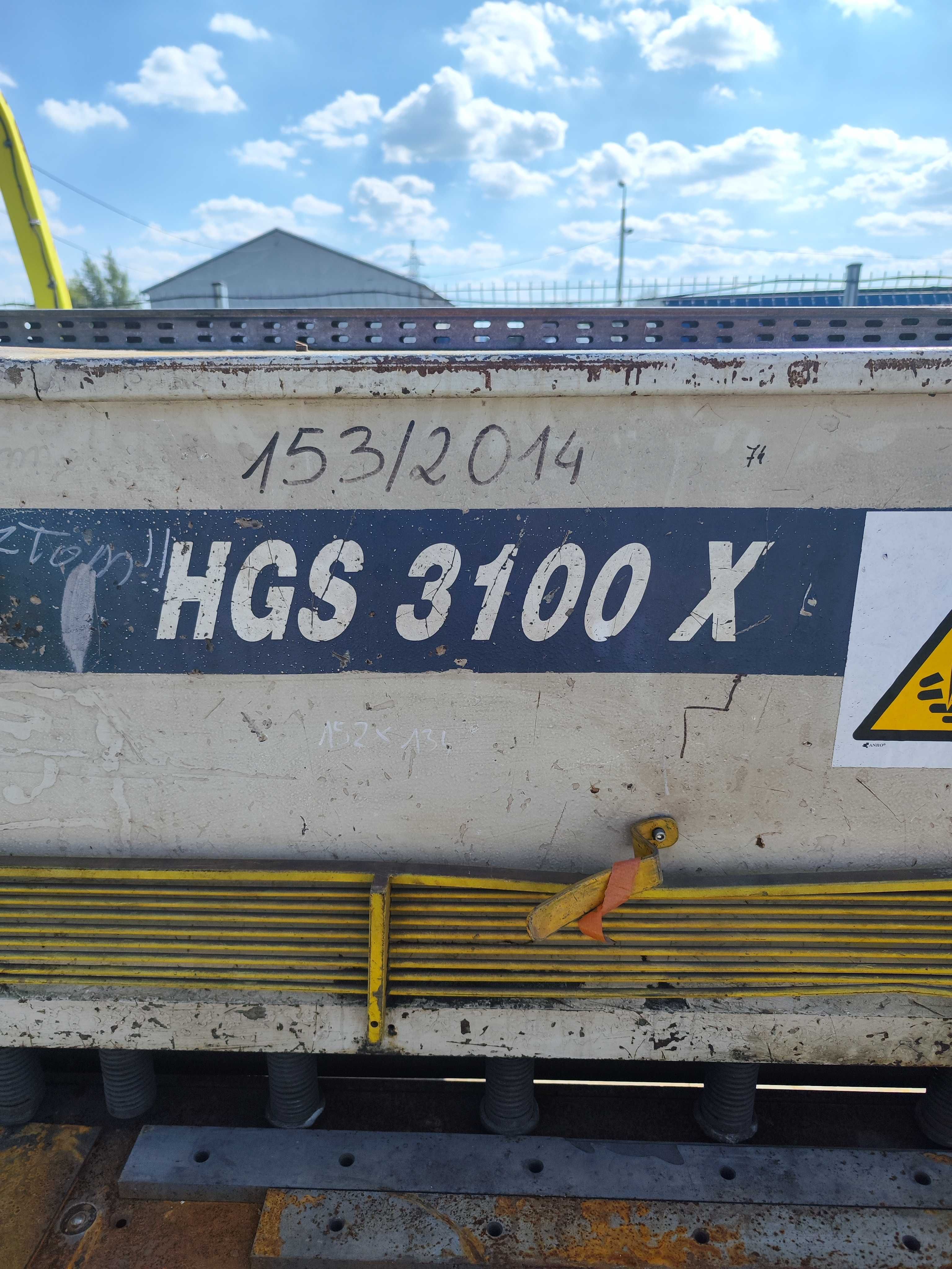 Gilotyna hydrauliczna do blachy nożyce hydrauliczne ERMAKSAN HGS 3100X