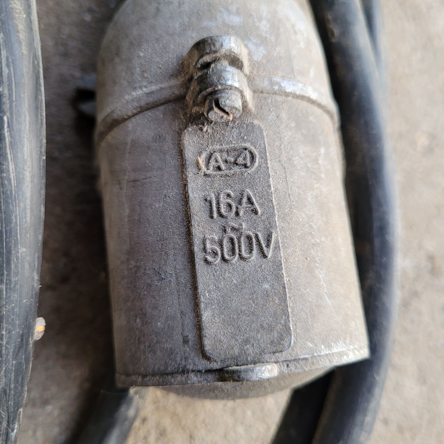Przedłużacz siła płaskie bolce,  16 A 500 V