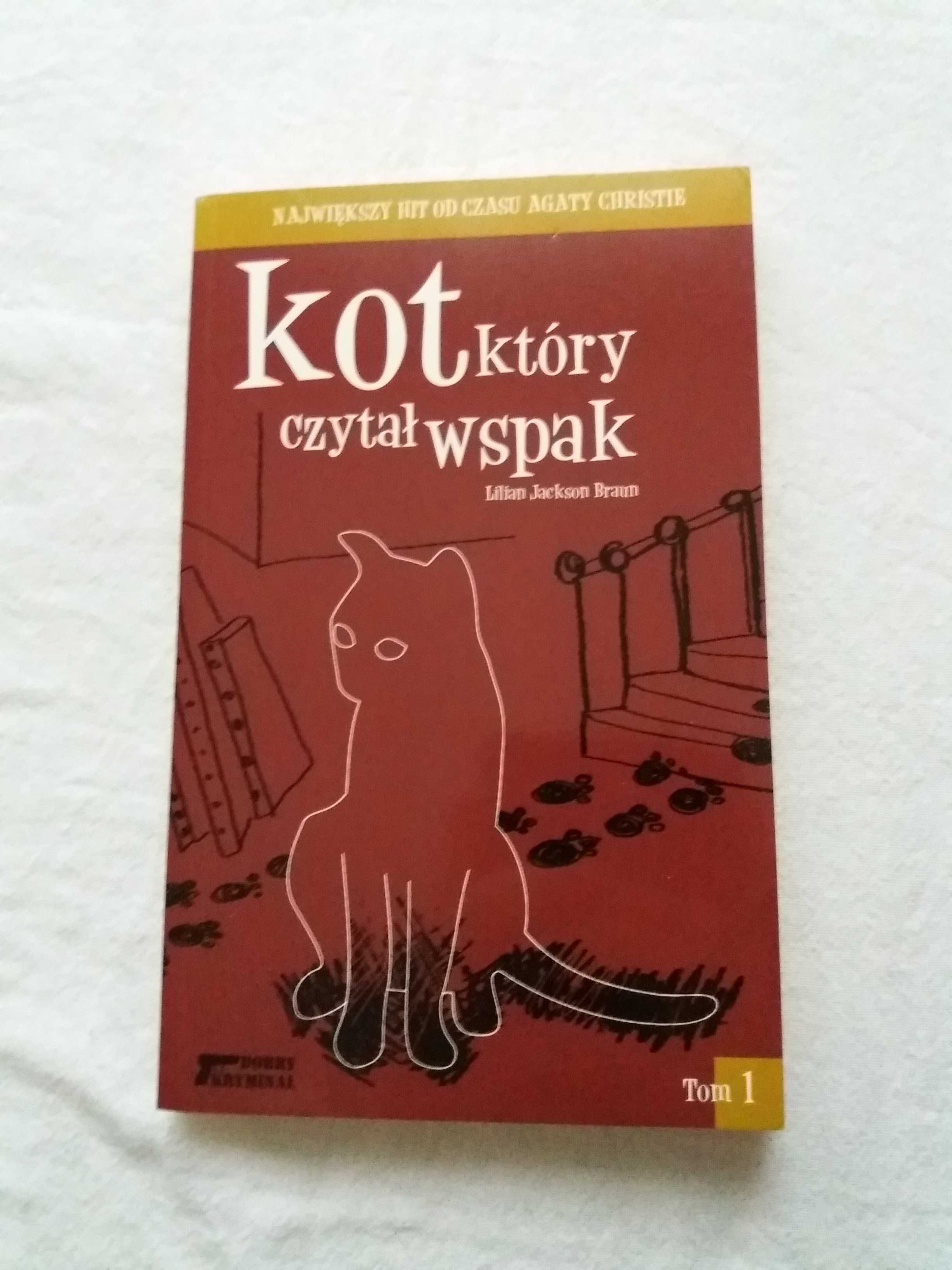 Kot Który Czytał Wspak Lilian Jackson Braun kryminał bdb