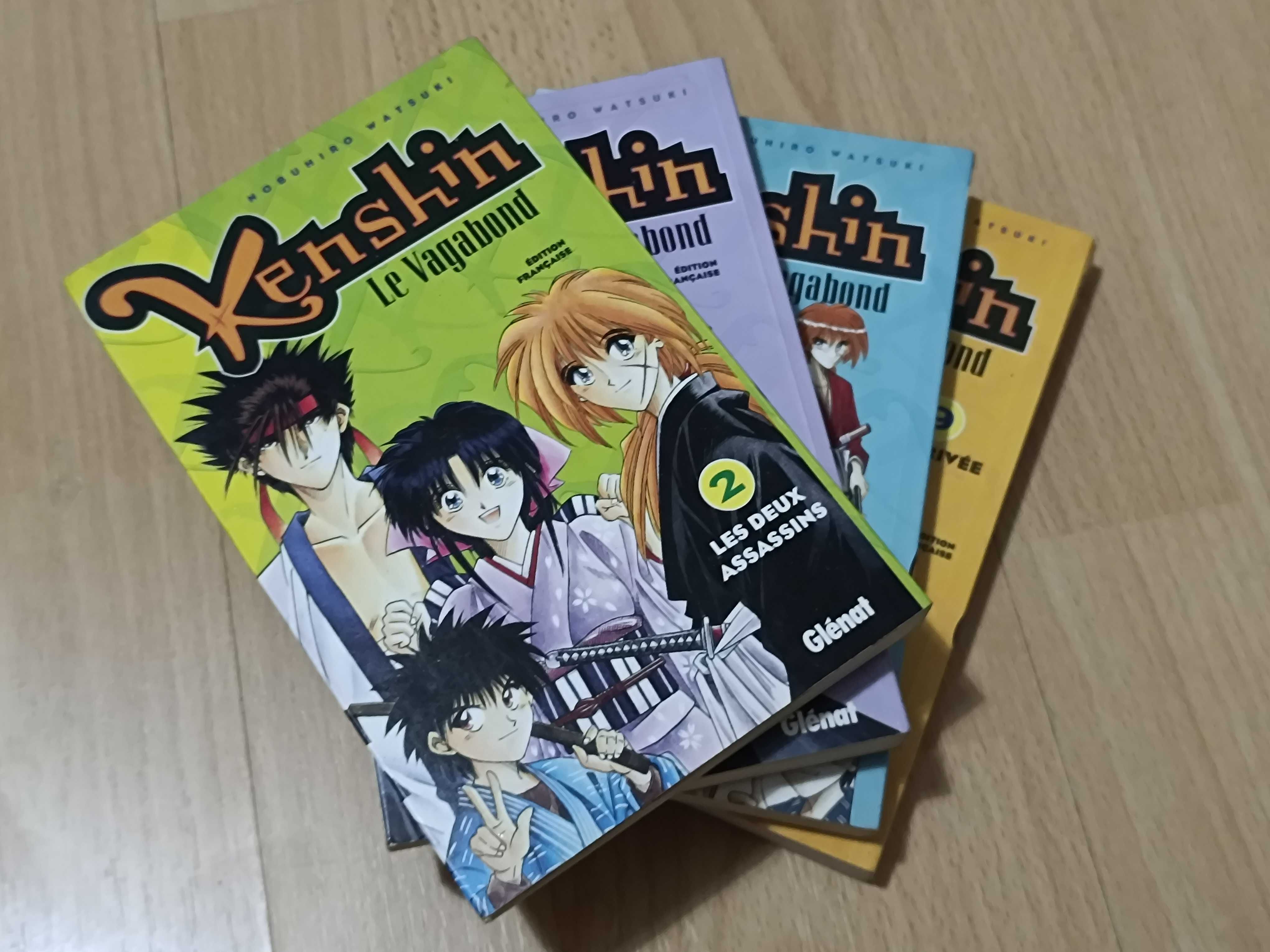 Manga Samurai X ou Rurouni Kenshin Vol 2,7,8 e 9