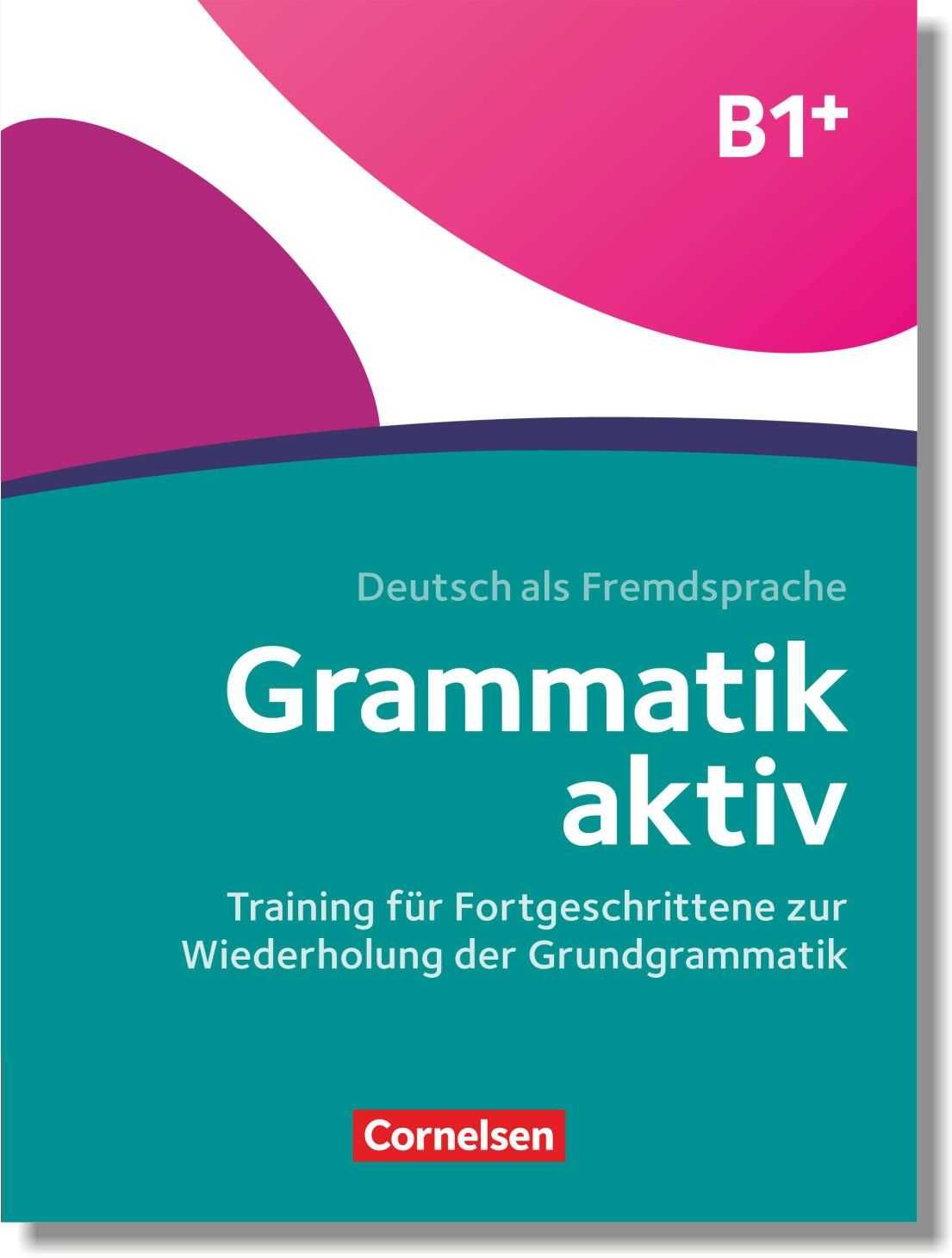 Цветные учебники немецкого языка Grammatik Aktiv A1-B1, B1+ и B2-C1.