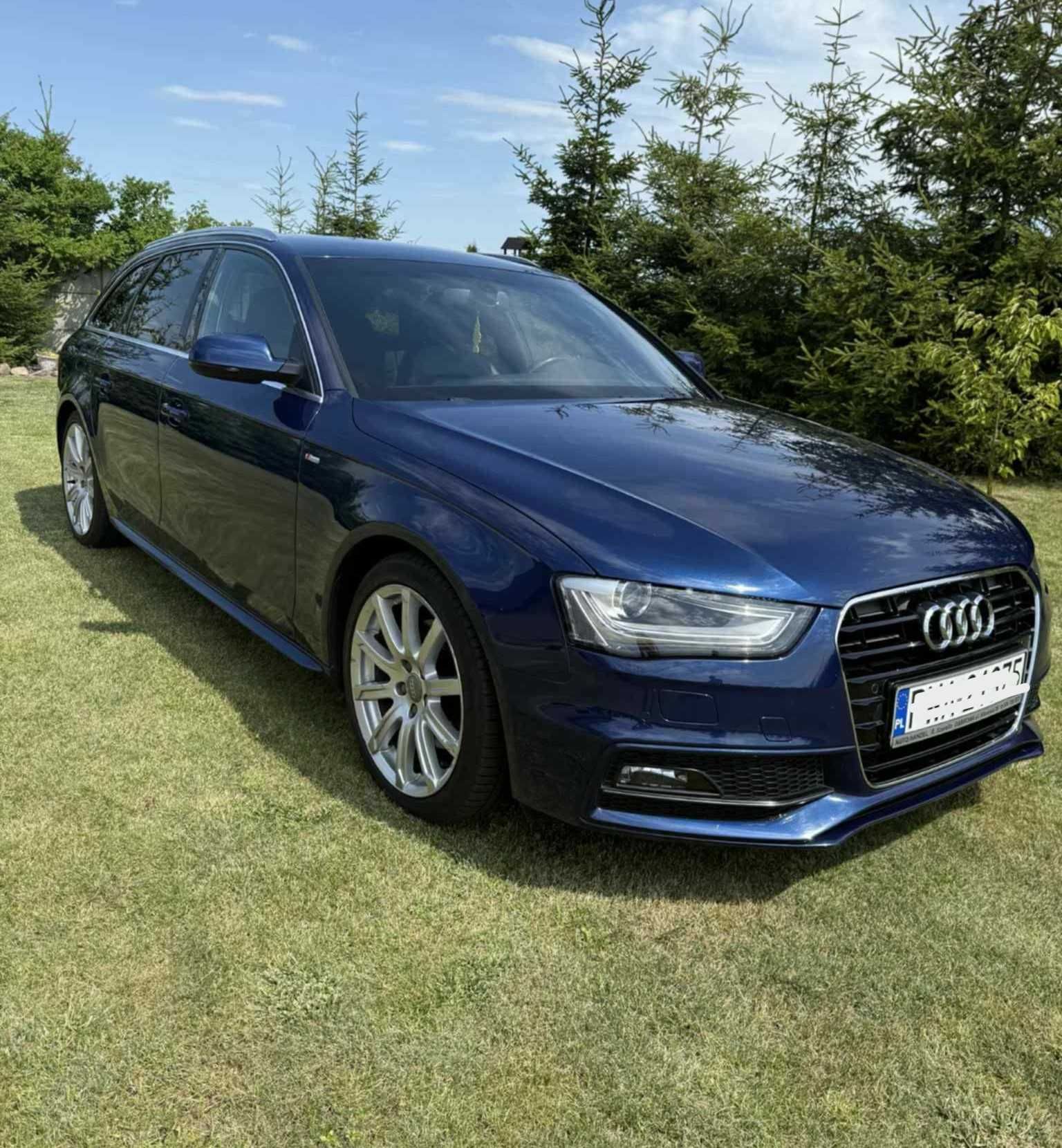 Audi A4 Avant, 2.0 TDI, SKÓRY, 3 x s-line, Użytkowany prywatnie