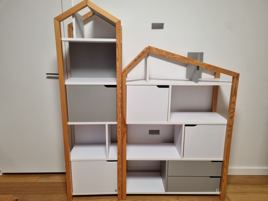 Regały dziecięce domki ballamy