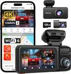Wideorejstrator Redtiger F17 4k Ultra Wifi GPS przód tył