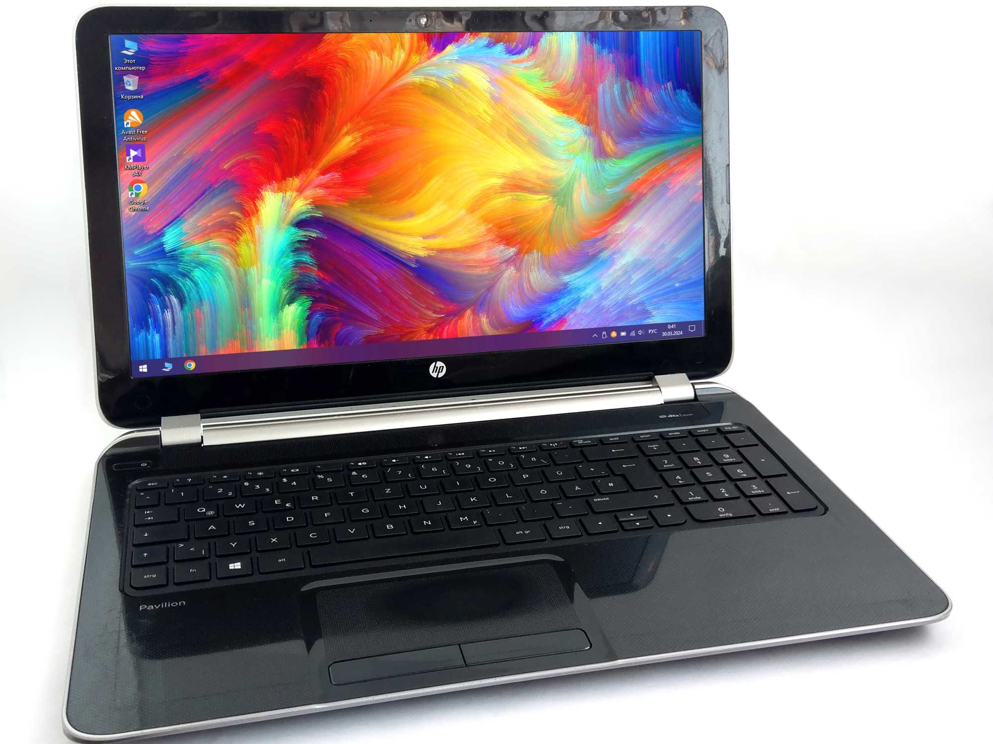 Тонкий ноутбук HP Pavilion 15: *4 ядра *HD8330 *6Gb *SSD 120Gb *15,6"