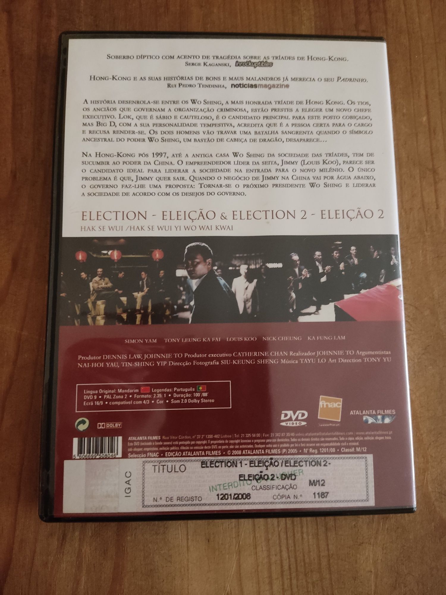 Eleição 1 & 2 DVD