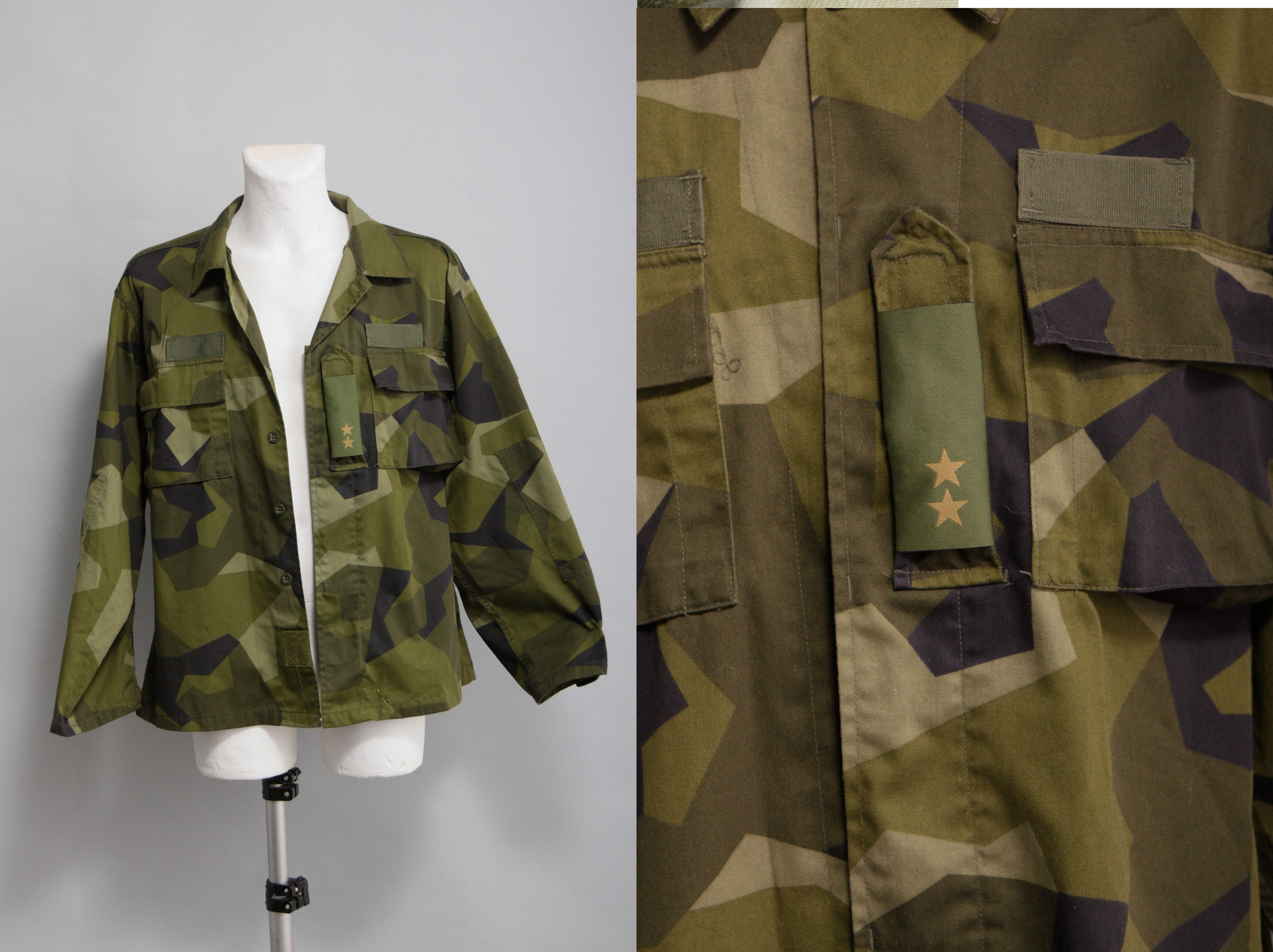 Koszula wojskowa szwedzka kamo BEZ naszywek 175-185 wzrost do 100 kg
