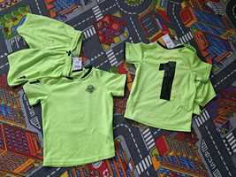 Komplet sportowy koszulka T-shirt spodenki krótkie szorty 122 bliźniak
