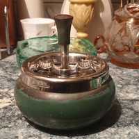 ORIGINAL Ashtray 1930S SPINNING ROULETTE Erhard & Söhne;