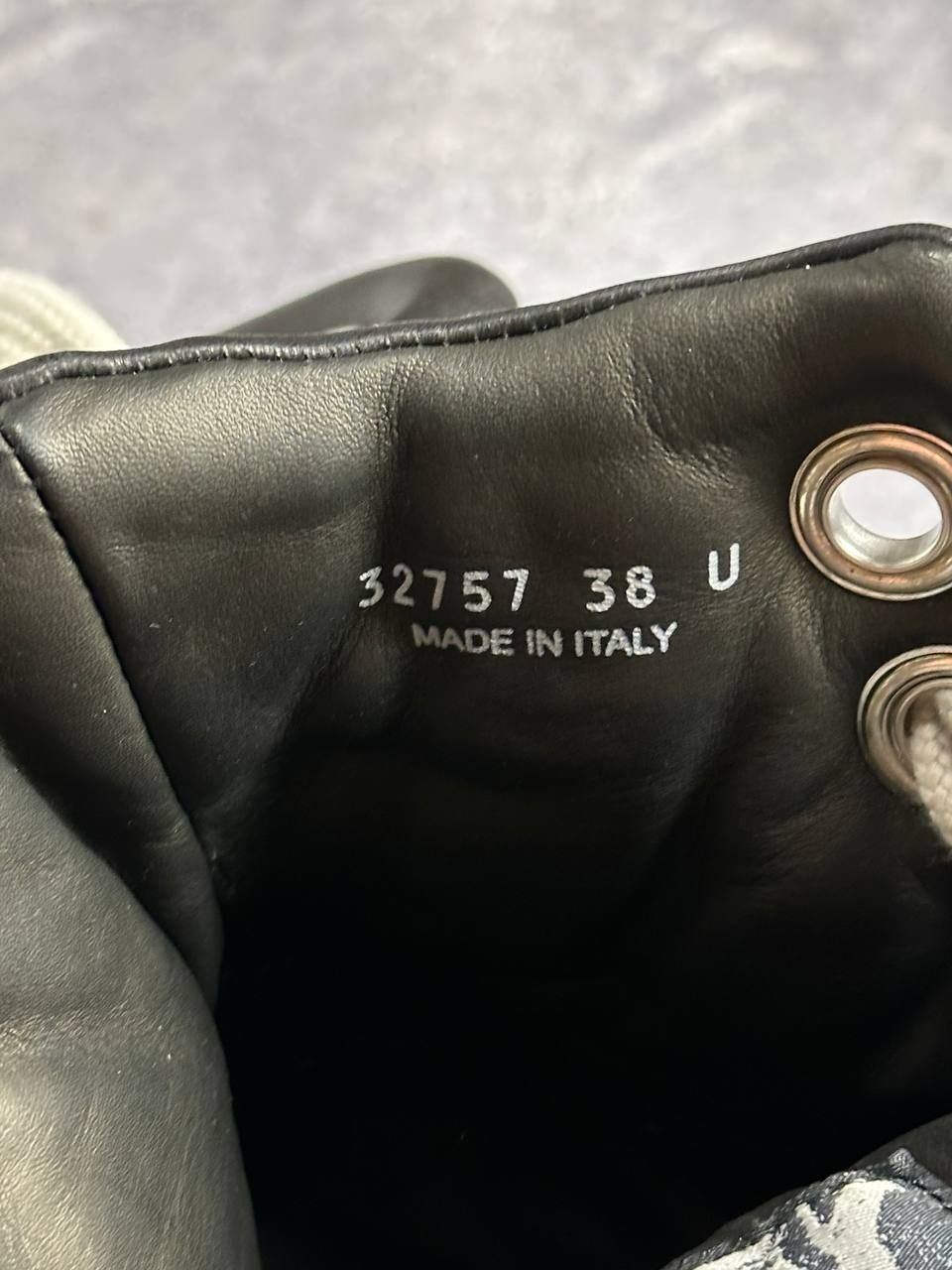 Rick Owens Ramones puffer jumbo lace laces opium archive ботинки кеды