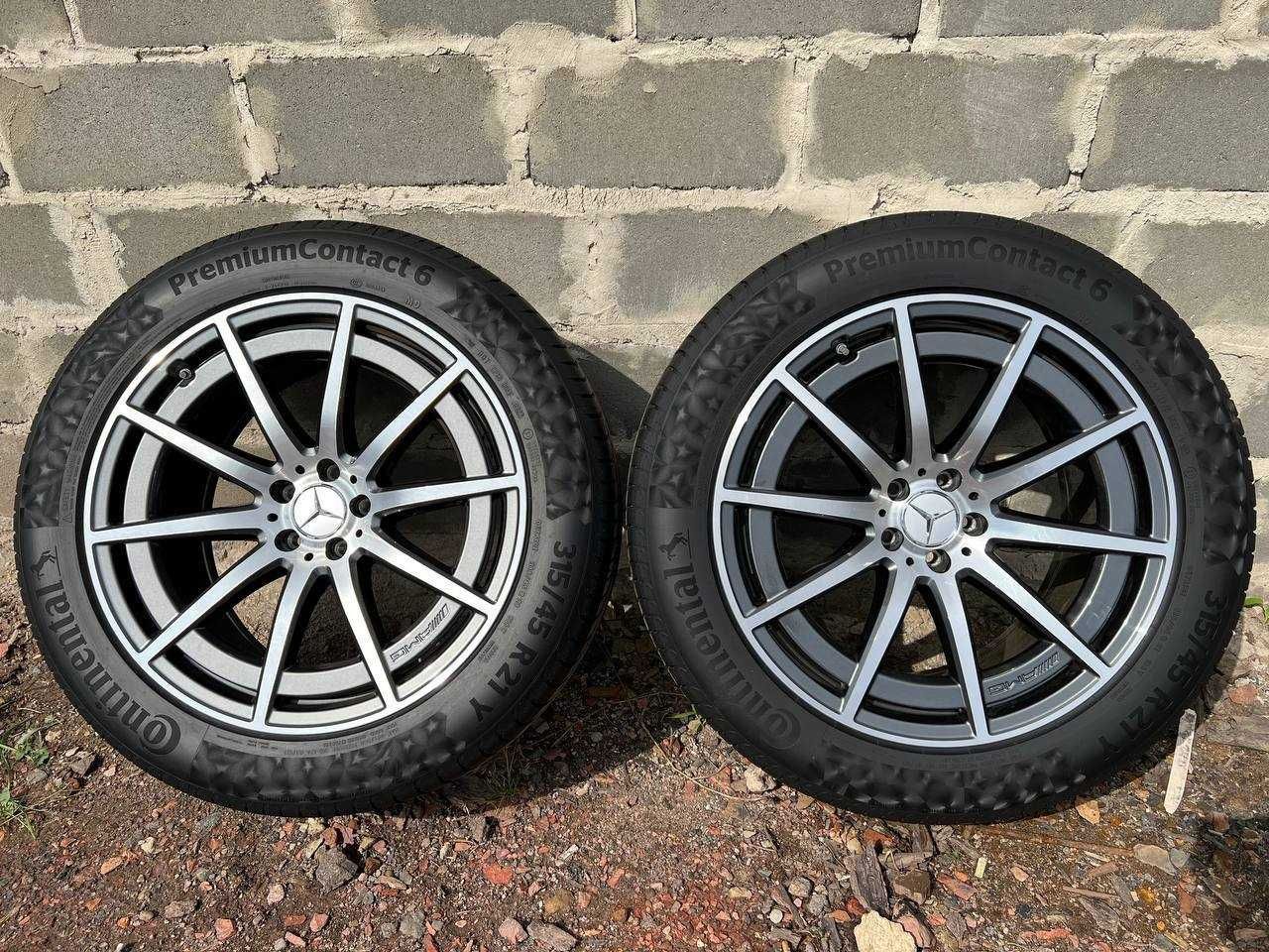 Різноширокі 275/50 315/45 R21 CONTINENTAL PREMIUMCONTACT 6 стан нових