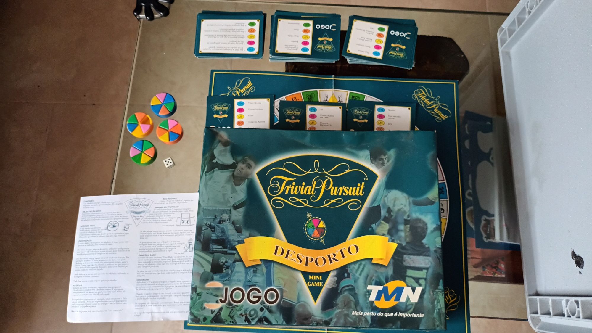Jogo Trivial Pursuit Desporto- edição O Jogo TMN