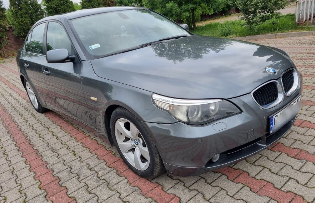 Bmw e60 seria 5 525i orginalna 192km m54b25 sedan manual