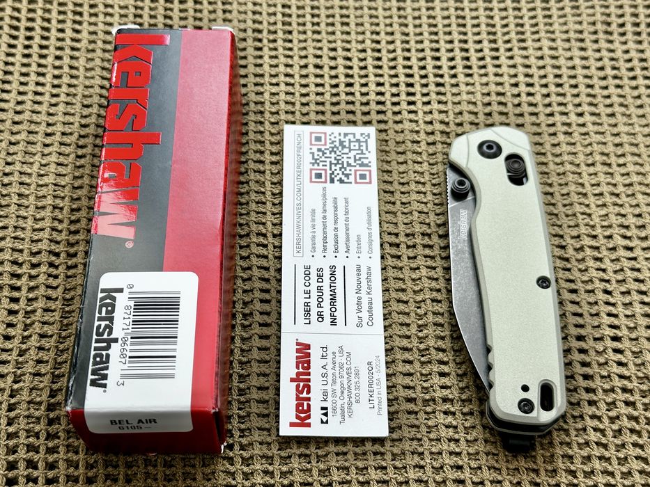 Ніж Kershaw Bel Air White Alluminium 6105 MagnaCut