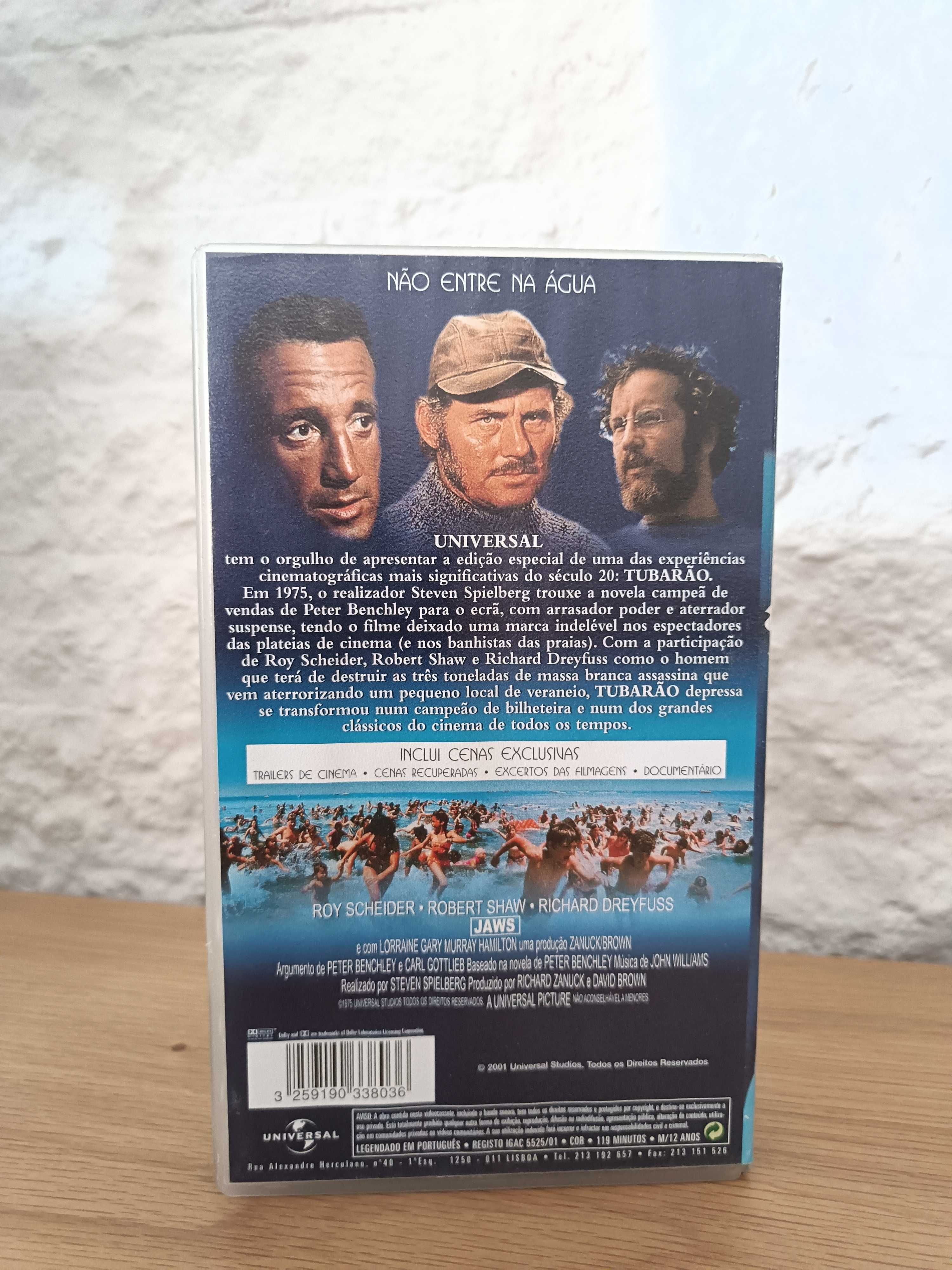 Filme VHS Tubarão (JAWS) Steven Spielberg