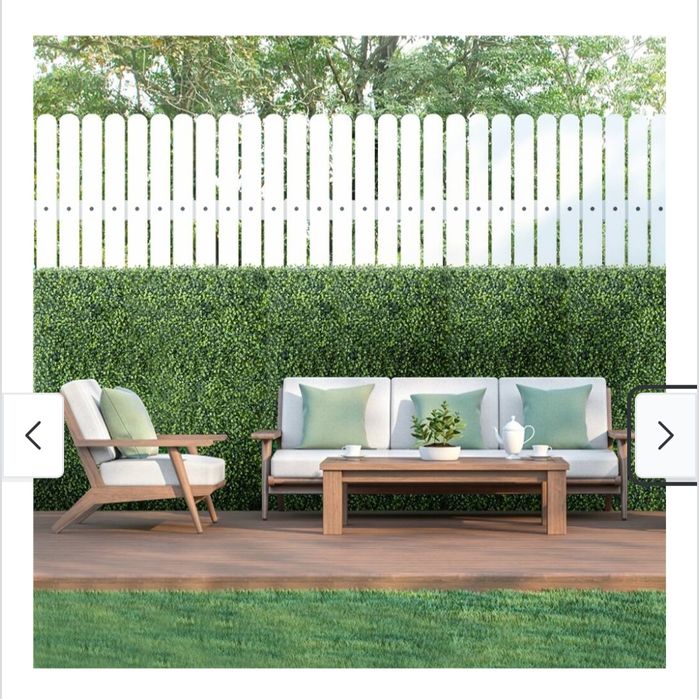 Yaheetech 6szt. 52'' x 5'' Panele z bukszpanu sztucznego Prywatność