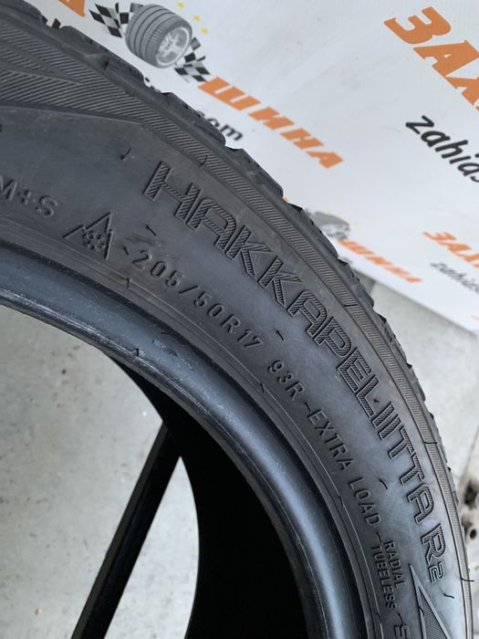 (2шт) 205/50R17 Nokian Hakkapeliitta R2 (6мм) зимові шини