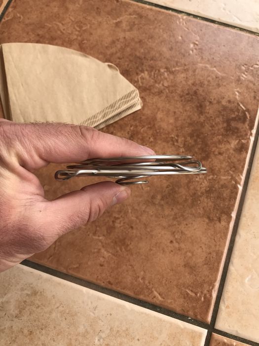 Dripper do kawy przelew sprezynowy skladany turystyczny edc bushcraft