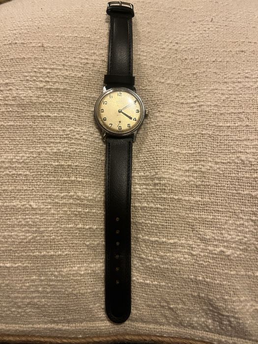 Vintage BWC Swiss Incabloc Mechaniczny Zegarek Meski