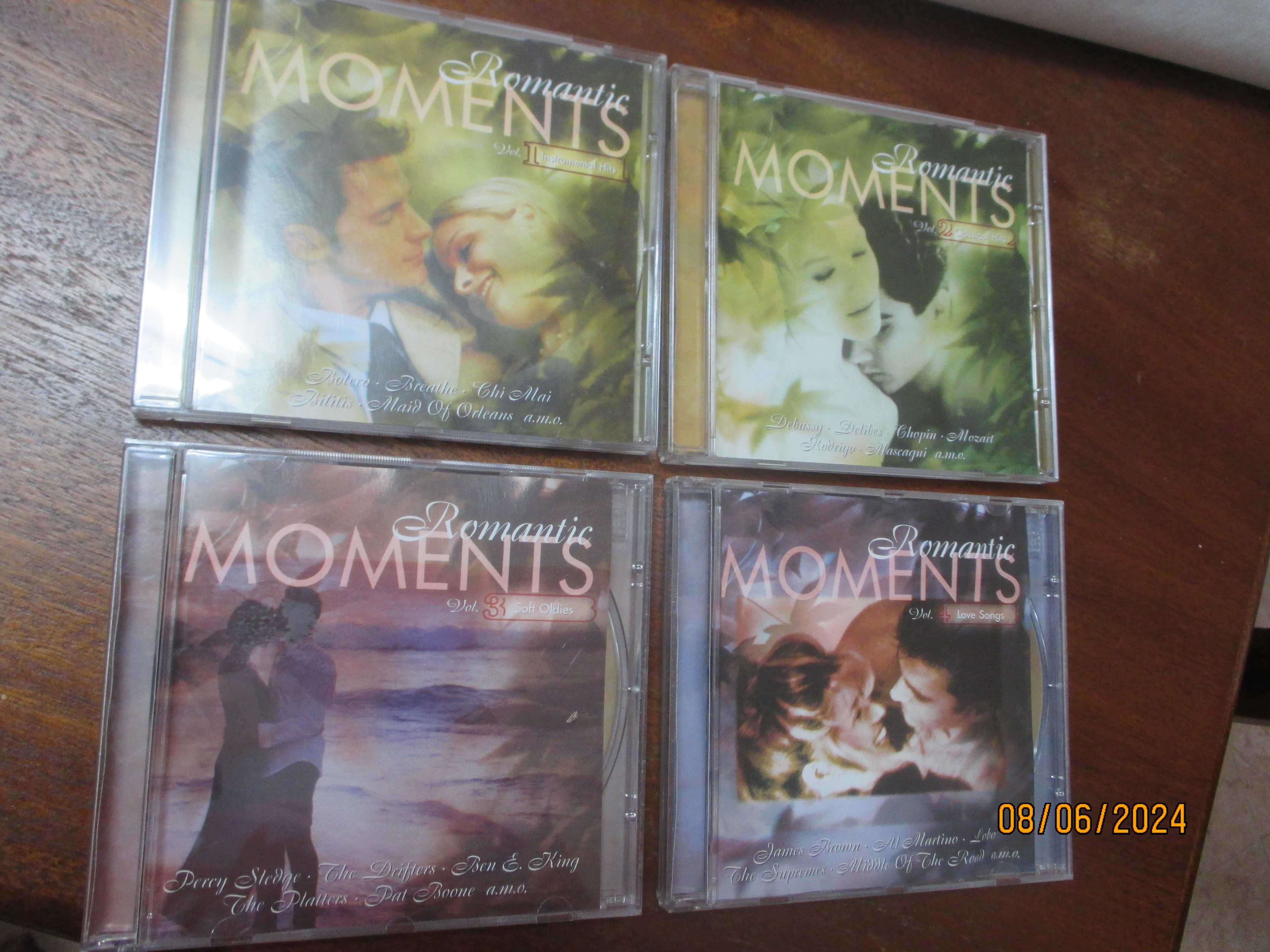 4 cd's - Romantic moments