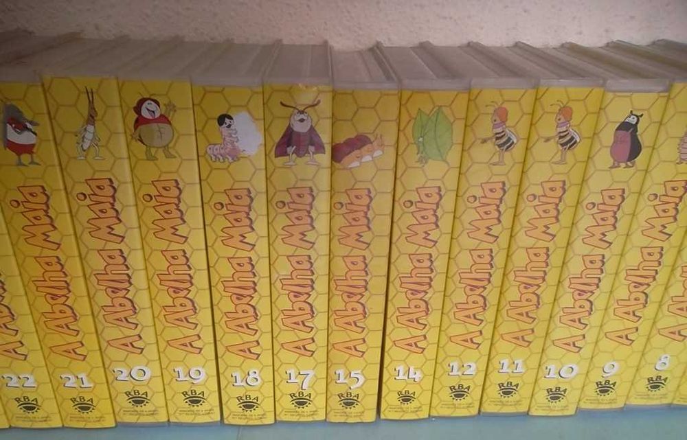 Colecção VHS Abelha Maia vintage