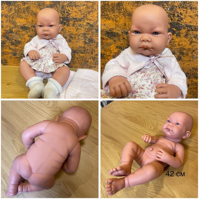 Лялька Antonio Juan Іспанія ОРИГІНАЛ. Коляска, речі, кроватка.