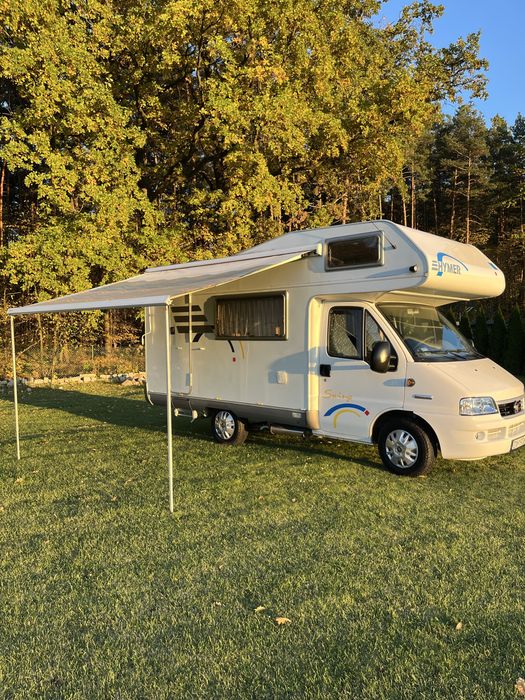 Kamper Hymer Fiat Ducato mały przebieg