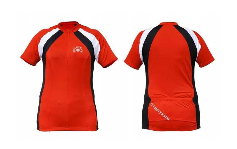 Nowa damska koszulka rowerowa / kolarska S czerwona