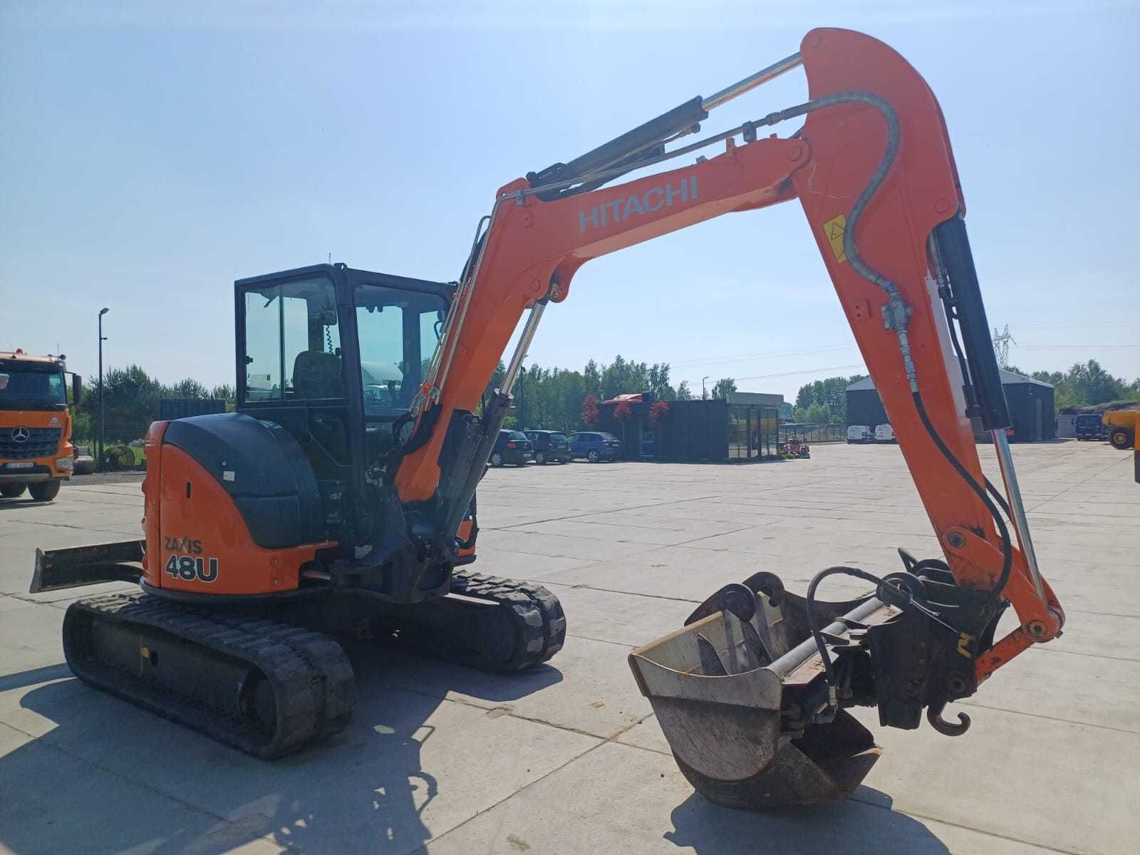 Koparka Gąsienicowa Hitachi ZX48U-5 wypożyczalnia koparki