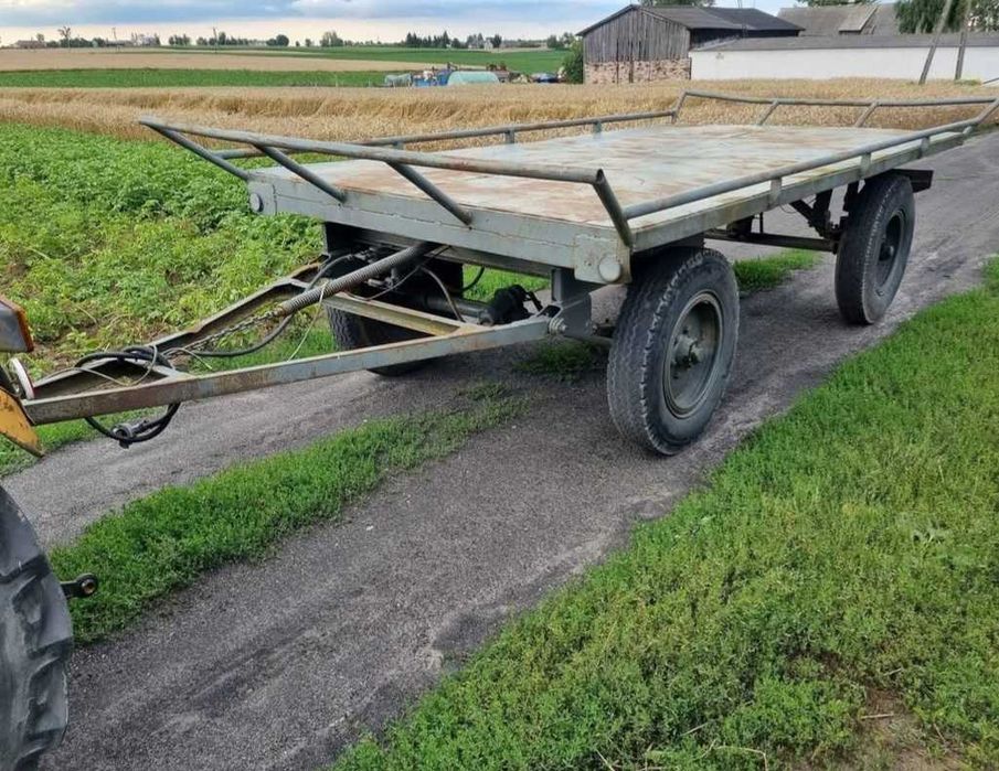 Podwozie przyczepy D46 4,5t autosan do slomy do bel skrzyniopalet