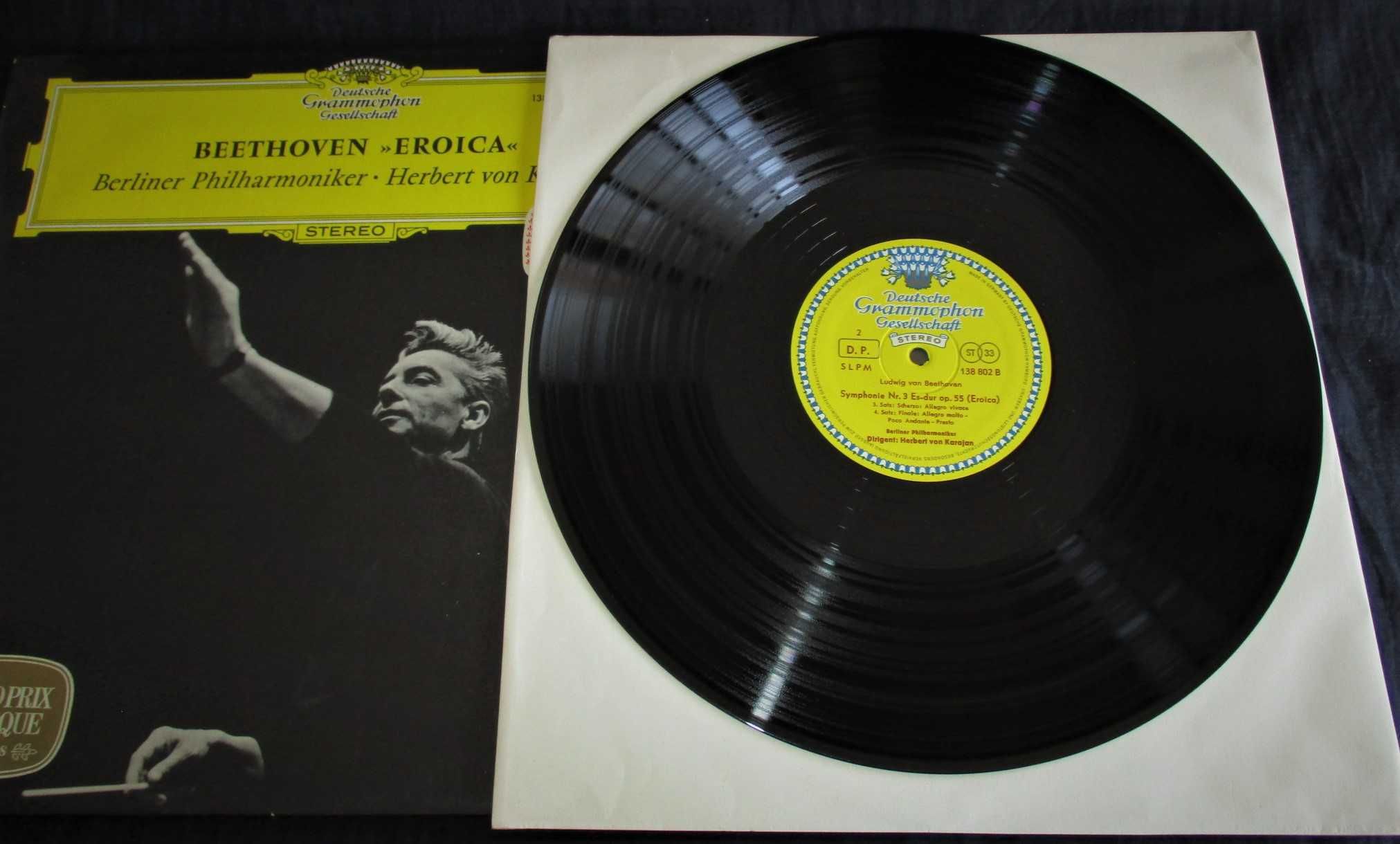 Vinil LP Beethoven Herbert Von Karajan Eroica