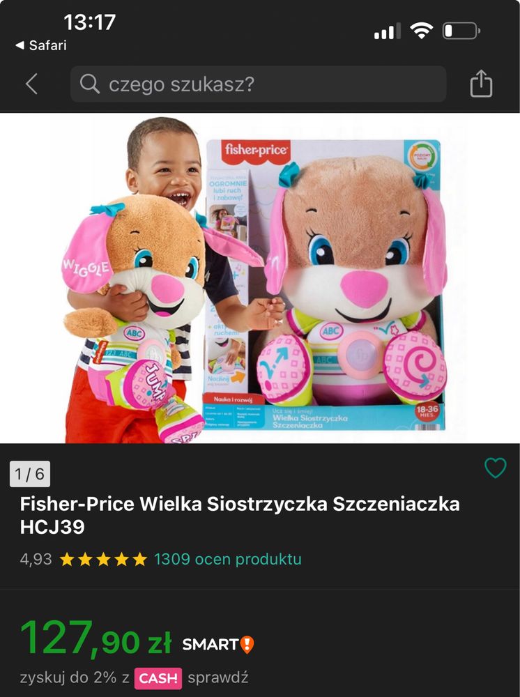 Wielka siostrzyczka szczeniaczka