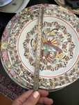 Pratos decorativos de louça chinesa