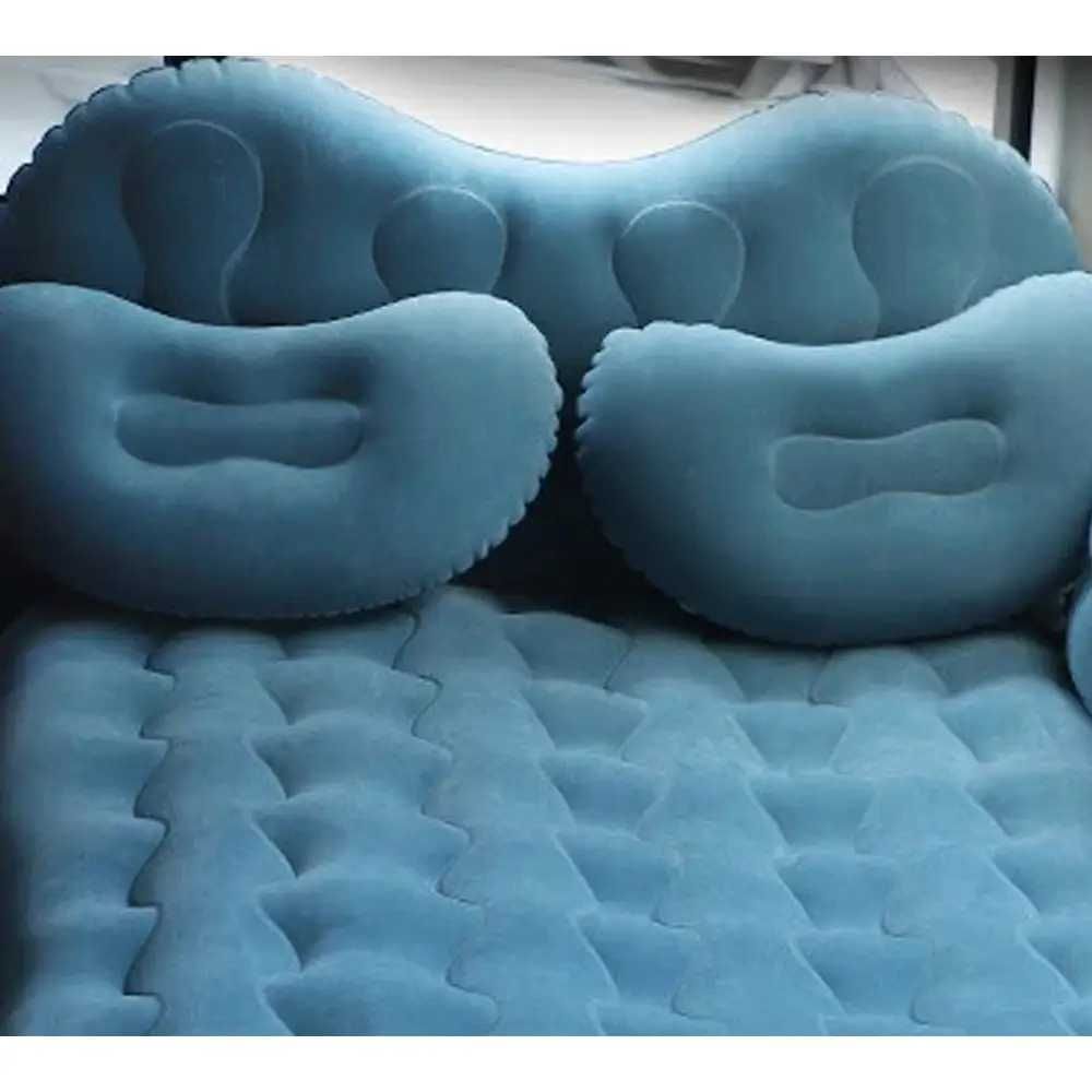 Надувне ліжко-матрац з подушками та підголовником в авто 135х88х45 см