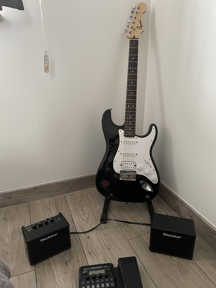Zestaw Fender Squier Stratocoaster ze wzmacniaczem Blackstar Fly 3
