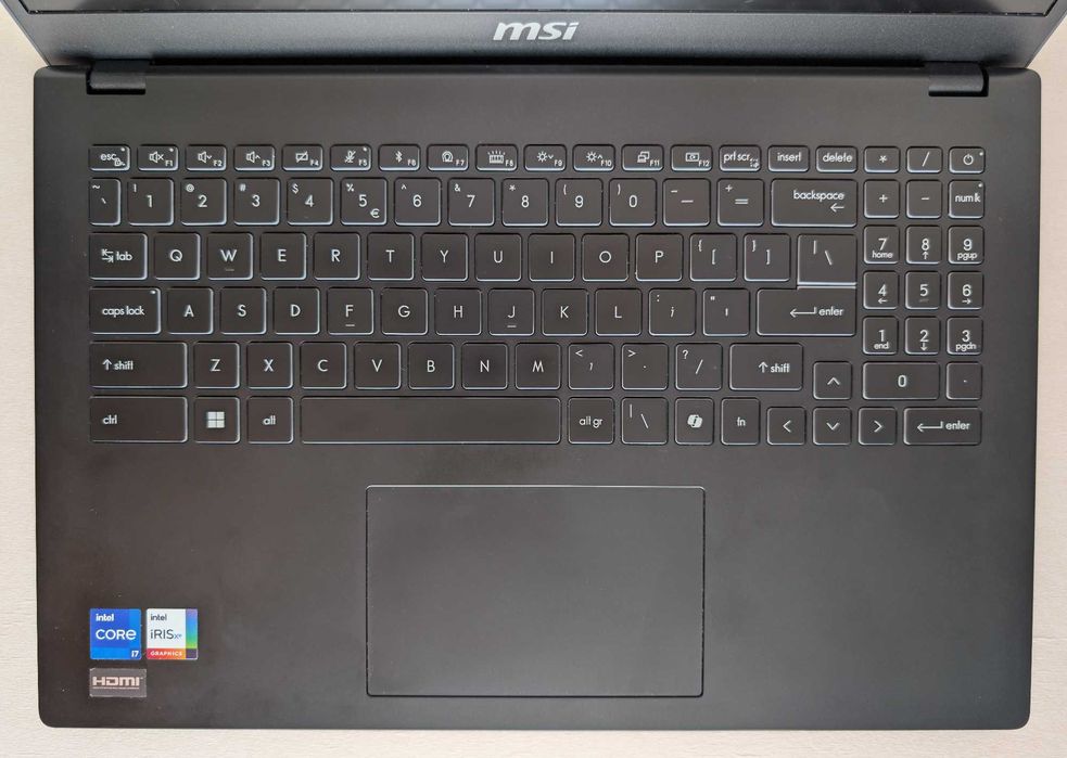 Laptop MSI Modern 15 B12MO/15.6/i7-1255U-4.7GHz/16GB/SSD512/Win11 z AI