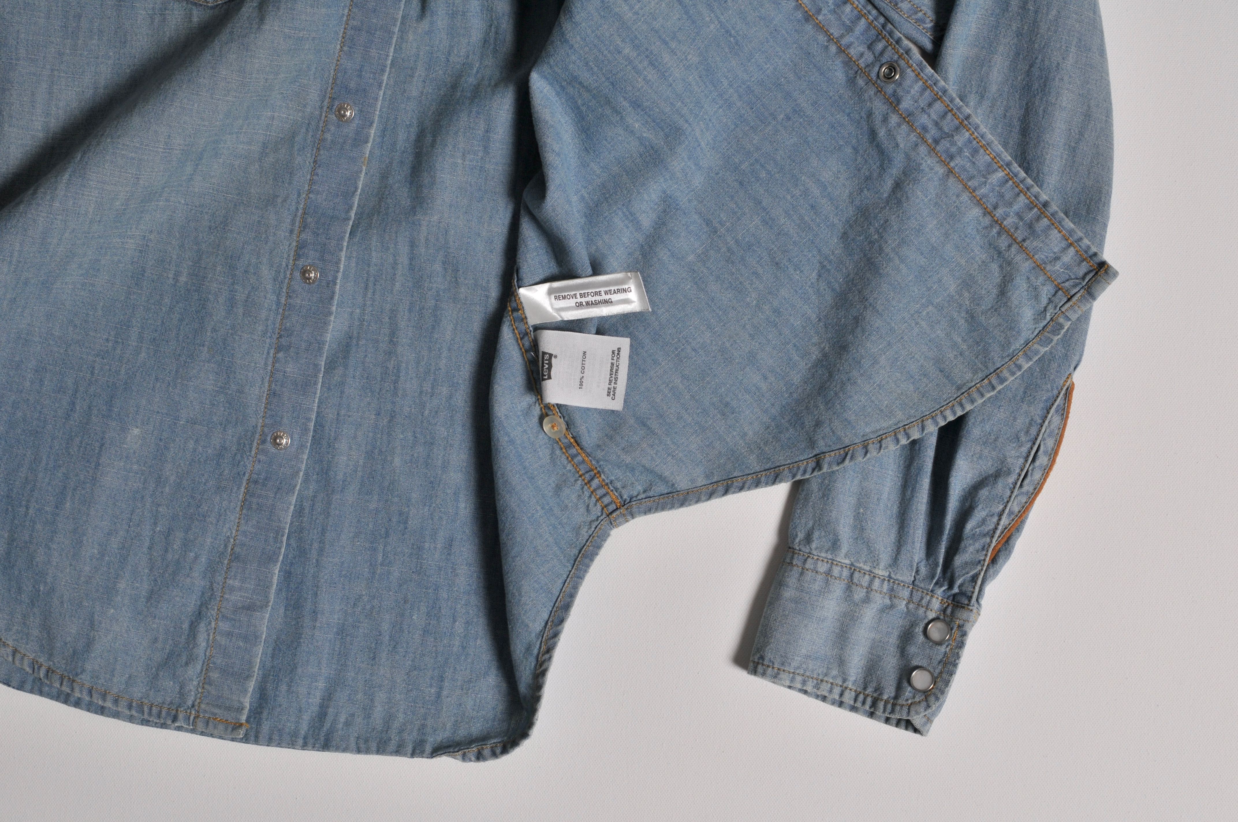 Koszula meska jeans marki Levis, rozmiar S, USA